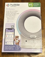HUBBLE CONNECTED ECLIPSE PLUS SMART WI-FI PORTABLE AUDIO MONITOR SOOTHER W/LIGHT