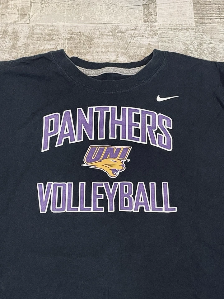 Camiseta negra manga larga University Of Northern Iowa Panthers voleibol adulto S Foto 2 de 4