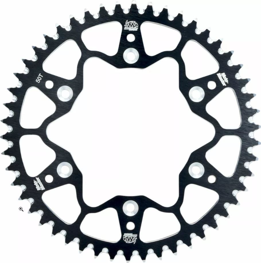 MotoMaster Sprocket Aluminum Fits Husqvarna TC50 From 17 Black 40 Teeth