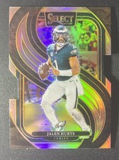 2024 Select Football Silver Premier Level Die Cut Prizm Jalen Hurts #165 Eagles