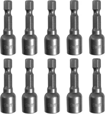 5/16'' Nut Driver Bit Sets 10PCS,  5/16 Inch Nut Driver Hex Shank Quick Change S