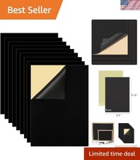 Artistic Black Felt Sheets, 10PCS Self-Adhesive for DIY Projects  School Crafts