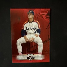 2025 Topps Stadium Club Baseball Red  Craig Biggio Astros #89