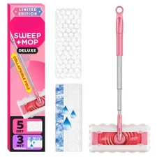 Swiffer Unscented Sweep + Mop Deluxe Floor Cleaners - Wicked Pink