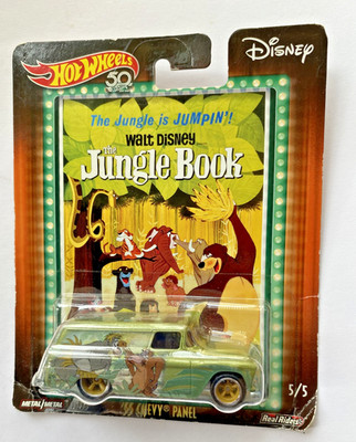 DAMAGED BOX Chevy Panel 55 - JUNGLE BOOK - Hot Wheels Disney - 2017 - NEU