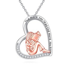 POPLYKE Sports Gifts for Girls Sterling Silver Gymnastics/Ballerina/Piano/Rea...