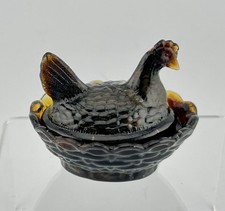 Boyd Glass Chick Salt HEN on NEST Mini HON #50 - Melaza - Marca de diamante B
