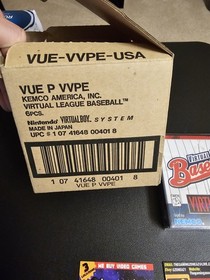Factory Case Pack of 6 - Virtual League Baseball - Virtual Boy - US New Games!!