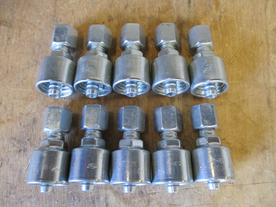 #ad #ad 10 Pack Genuine Gates Hydraulic Hose Fittings 6G 6FJX Female JIC 37 Swivel $90.00