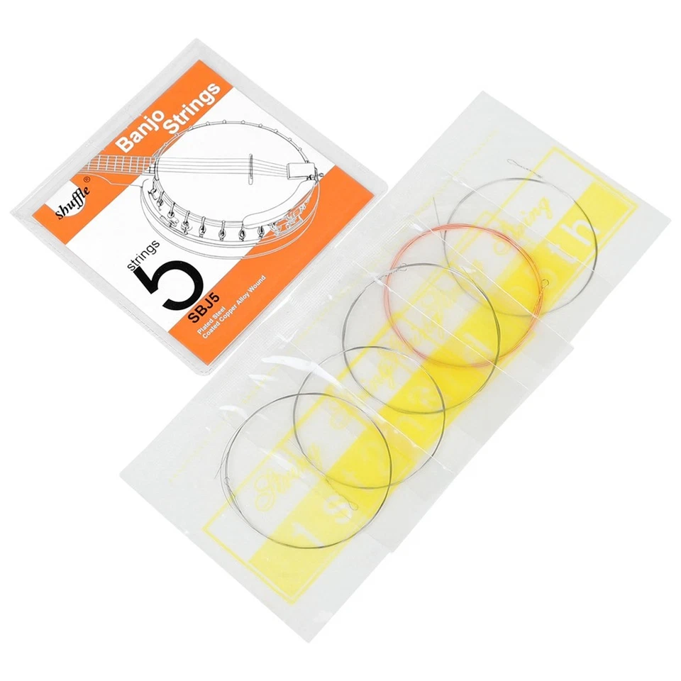 5-String Banjo Strings Copper Alloy Wound for Beginners and Practice Banjo5324 - Image 2 of 4