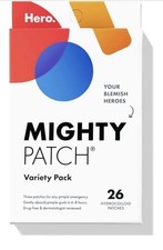 Hero Cosmetics, Mighty Patch Variety Pack 26 Hydrocolloid Patches, New