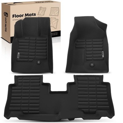 YHTAUTO Floor Mats Fit 2012-2015 Chevrolet Captiva Sport, TPE All Weather Car...