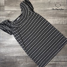 Loft Petite Sleeveless Ruffle Collar Mini Dress Size SP