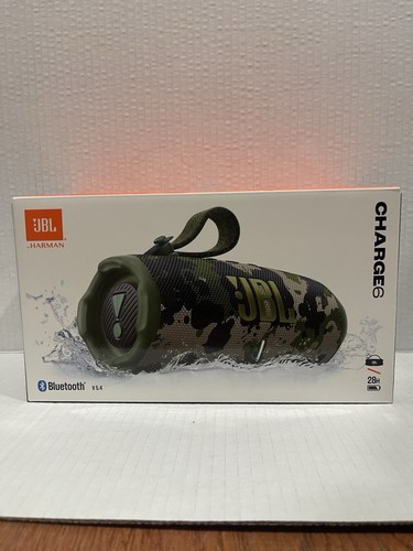 JBL Charge 6 Portable Waterproof Bluetooth Speaker - Camouflage