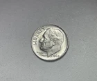 1964  Roosevelt Silver Dime 90% Silver US Coin Below Melt