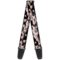 Guitar Strap - Flying Pigs Black/White/Pink (Us Import) ACC NEU