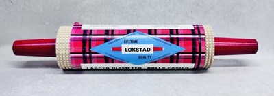 Lokstad Sugar Maple Die Cut Rolling Pin 16 Inch Scandinavian Lefse Pattern New