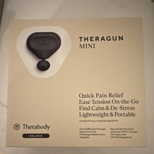 Therabody Theragun Mini Massage Gun Black Portable Pain Relief USB Charging