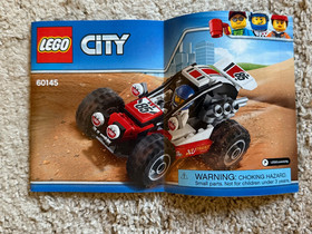 Lego CITY # 60151 - DRAGSTER TRANSPORTER  &  60145 - BUGGY - COMPLETE Sets