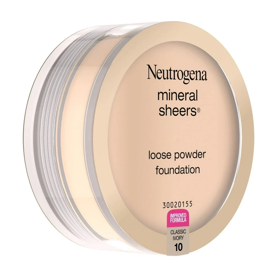 Neutrogena Mineral Sheers Loose Powder Foundation 10 - Classic Ivory - Image 2 of 4