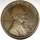 1912 S Lincoln Wheat Cent Penny VG Very Good Condition "Actual Coin "- 4510