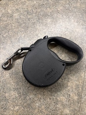 Flexi Standard 3 Black Retractable Leash Preowned Very Good 16 Feet Length
