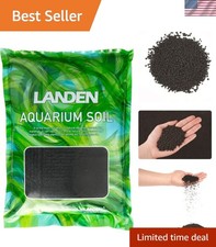 Natural 5L Aqua Soil Substrate - 10 lbs Black Clay for Healthy Aquatic Plants
