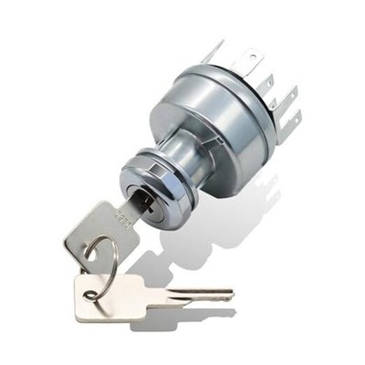 11 Pin 4 Position 12V 30A Ignition Switch with 2 Key Compatible with 