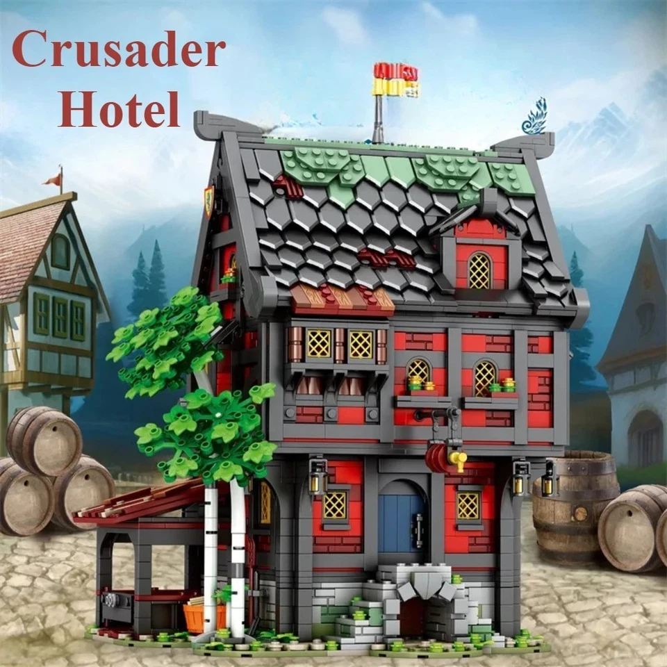 NEW USA Medieval Castle Inn/Tavern 2953PC Building Block Set W/Box+FREE GIFT - Image 3 of 4