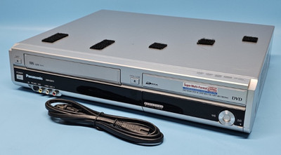 Panasonic DMR-EZ37V VHS VCR DVD Player Recorder Digital Tuner, No