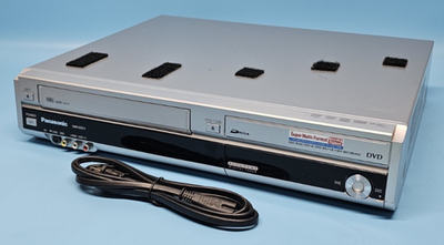 Panasonic DMR-EZ37V VHS VCR DVD Player Recorder Digital Tuner, No