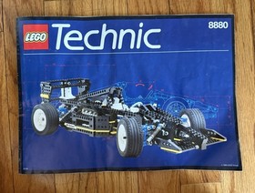 Vintage 1994 LEGO TECHNIC: Super Car (8880) with Manual