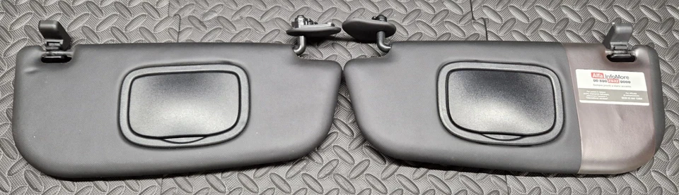 COPPIA ALETTA PARASOLE NERA SX e DX  ALFAROMEO 147 E GT  - Immagine 2 di 4