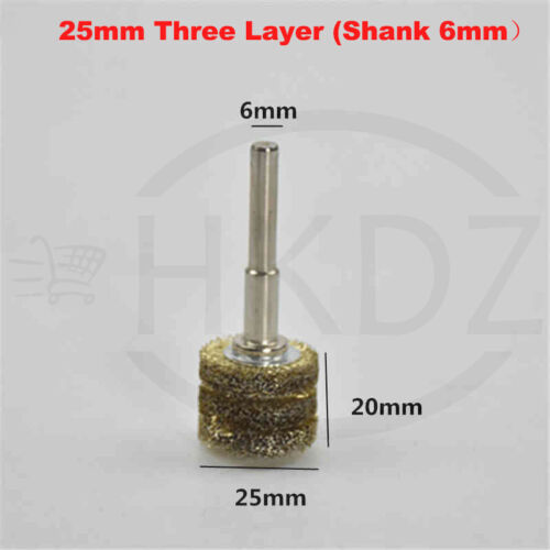 Drahtbürsten Messing Rundbürste Scheibenbürste Messingbürste 3mm 6mm Schaft - Bild 25 von 75