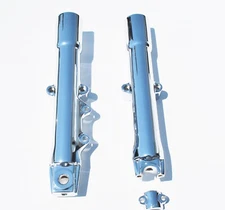 Harley Davidson Heritage FLSTC 2011-2017 Chrome Lower Slider Fork Legs Exchange