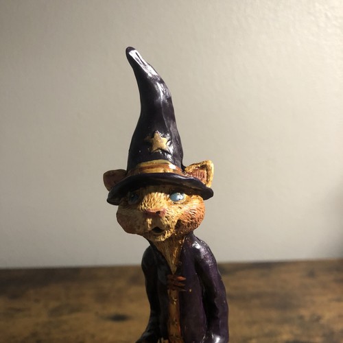 Vintage Kandy’s Folk Art Halloween cat figurine Kurt S.Adler #HW435 - Picture 6 of 12