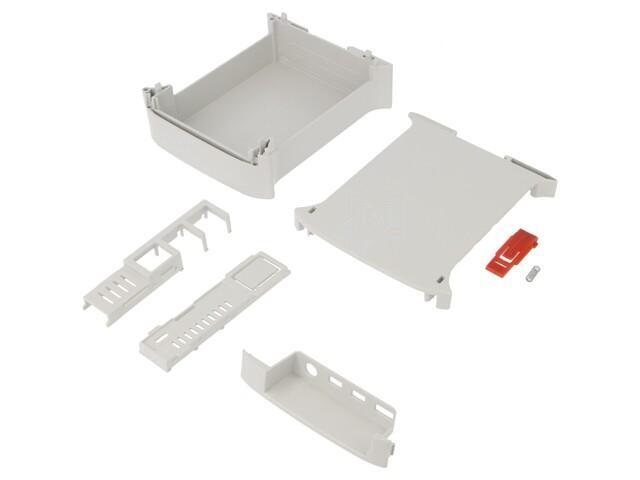 Custodia Per Raspberry Pi 4 Modello B - Case Ventilato Colore Bianco, Produzione Europea