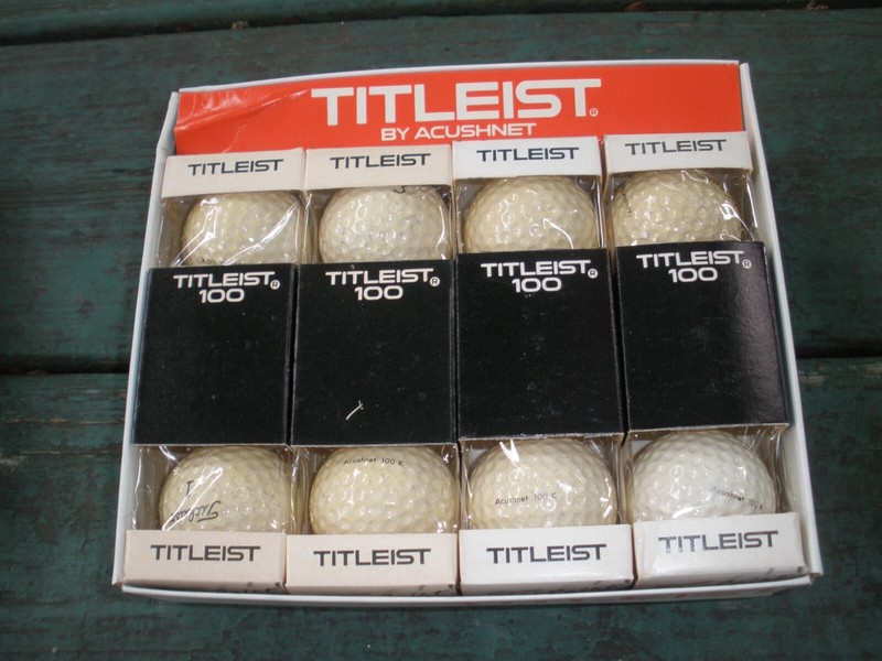 VINTAGE ACUSNET TITEIST BALLS IN ORIGINAL BOX NEW OLD STOCK99%