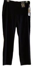 Size 6 Women Black Pull On Straight Leg Dress Pant,NWT