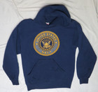 New ListingUnited State Navy Mens Shirt Medium Hoodie Blue Soffe Made In Usa Reflective