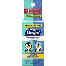 Orajel Baby Daytime and Nighttime Non-Medicated Cooling Gels