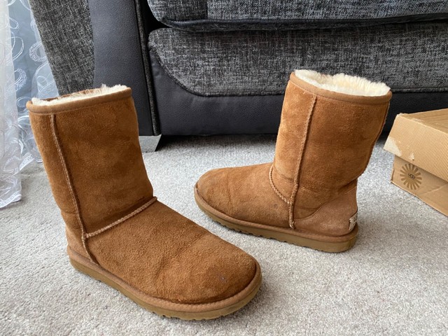 chestnut leather uggs