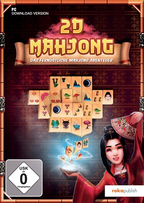 2D Mahjong Temple - 60 herausfordernde Mahjong-Levels - PC Download Version 