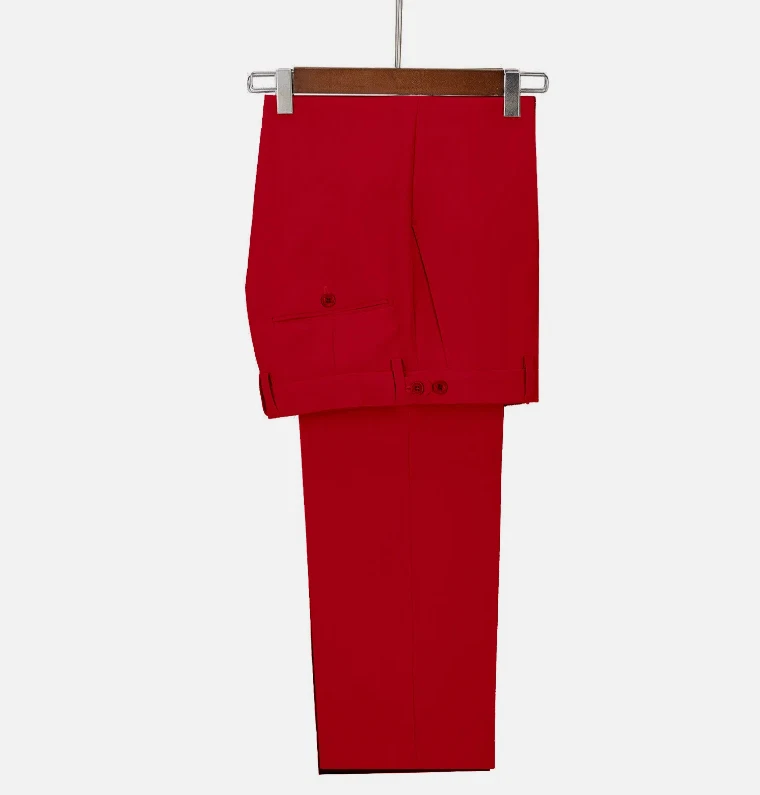 Business Mens Pants Trousers Formal Groom Tuxedo Party Prom Regualr Big Tall Fit - Image 2 of 4