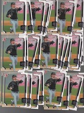 (120) COUNT LOT ZACK ERWIN 2015 BOWMAN DRAFT 1ST BOWMAN CARD  #24
