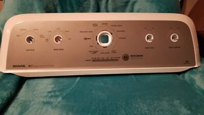 Maytag/Whirlpool washer (bravos) high efficiency control head w/4 switches 