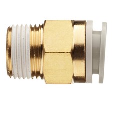 10PCS SMC KQ2H04-01AS Brass Push to Connect Pipe Fitting with Gasket with