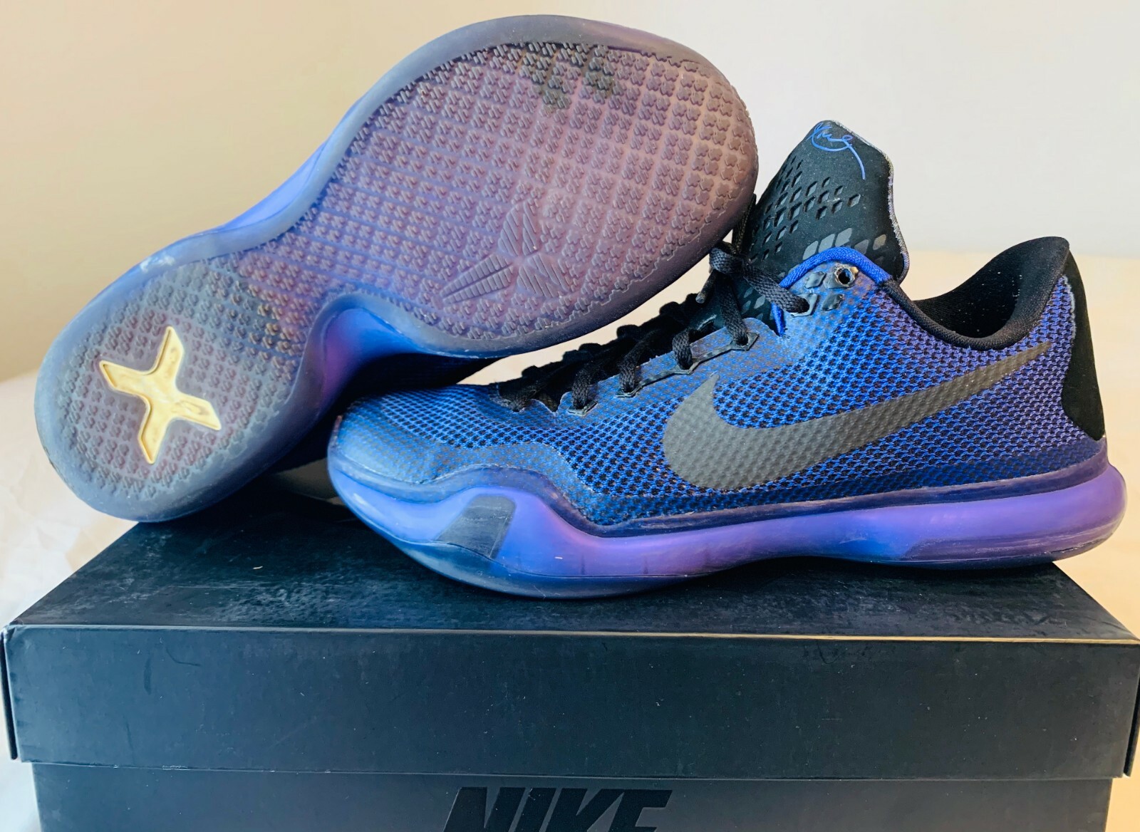 nike kobe x 10 blackout purple