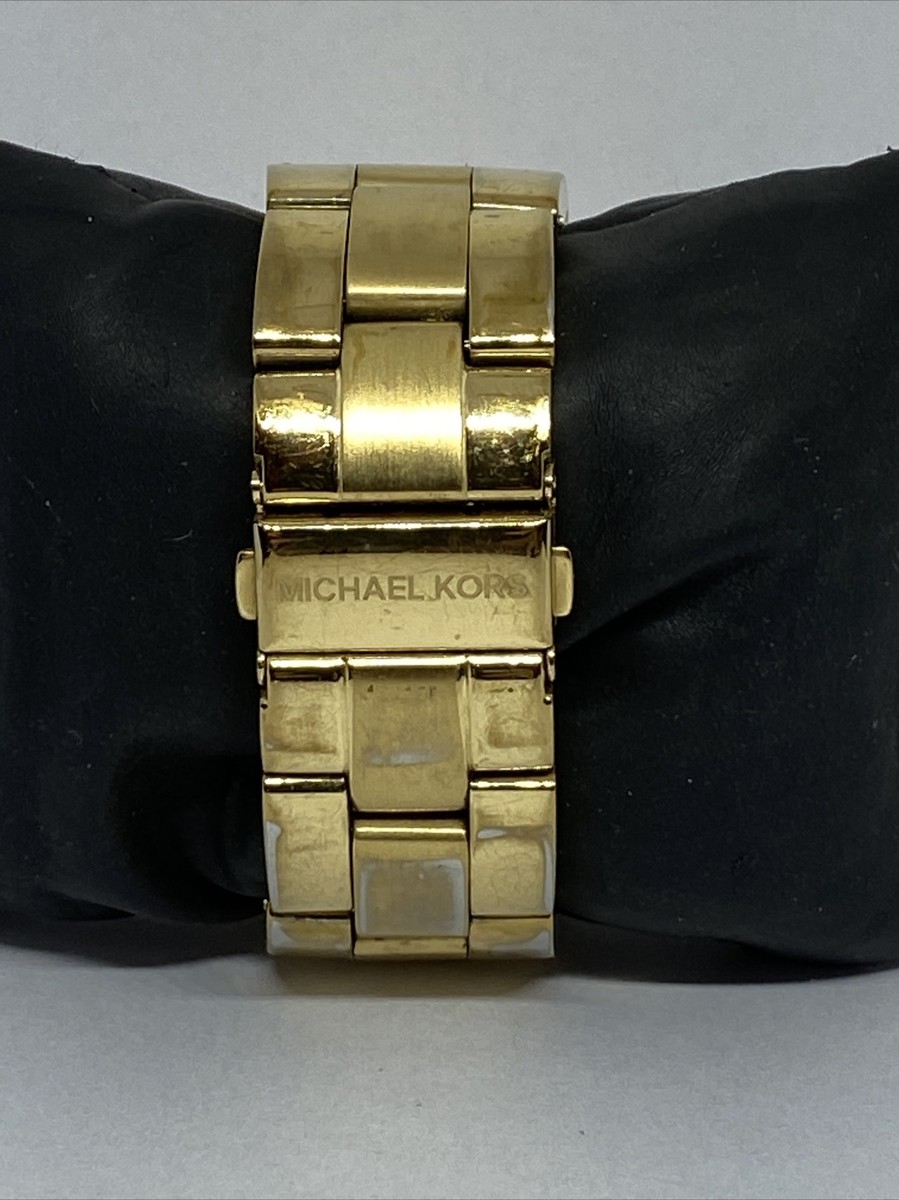 Michael Kors ゴールド クロノグラフ腕時計　メンズ MICHAEL KORS - 【新品】マイケルコース 男性メンズ 腕時計 ゴールド