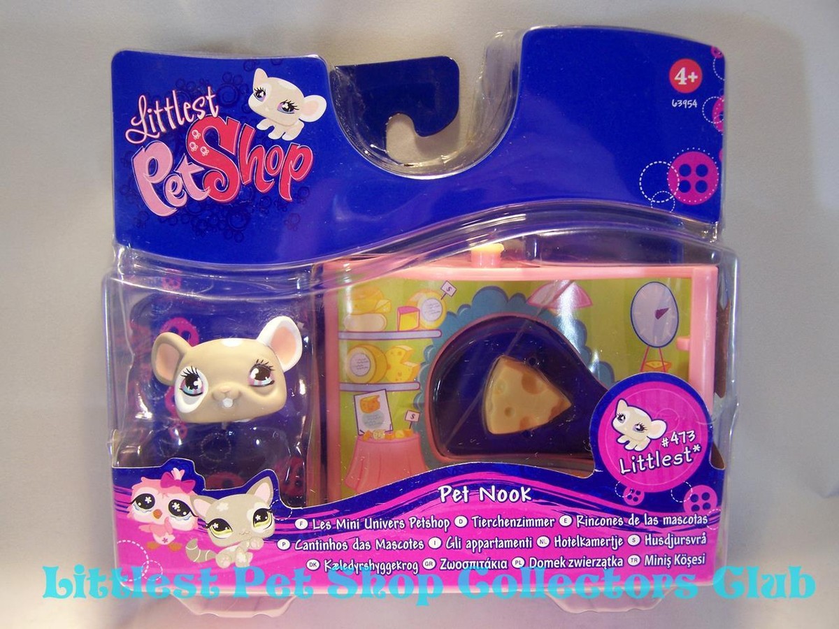 Littlest Pet Shop International Cheese Shop Nook MOUSE lot #473